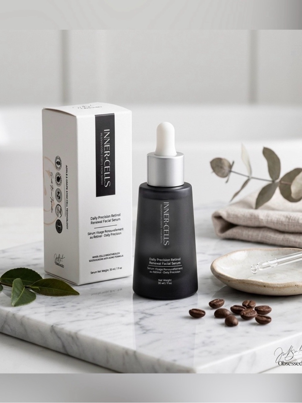 Inner Cells Precision Stem Cell Retinol Renewal Dual Oil Serum - Retail $400
